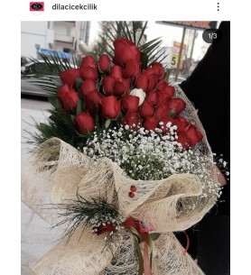 Buket 41 Kırmızı Gül