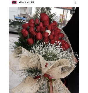 Buket 41 Kırmızı Gül