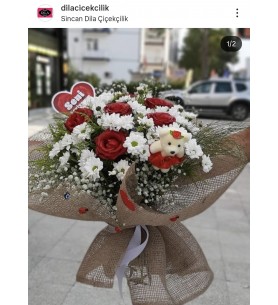 Papatya ,Gül ve ayıcık