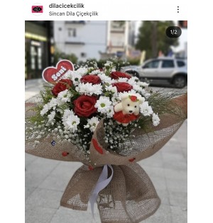 Papatya ,Gül ve ayıcık