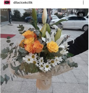 LİLYUM TURUNCU GÜL