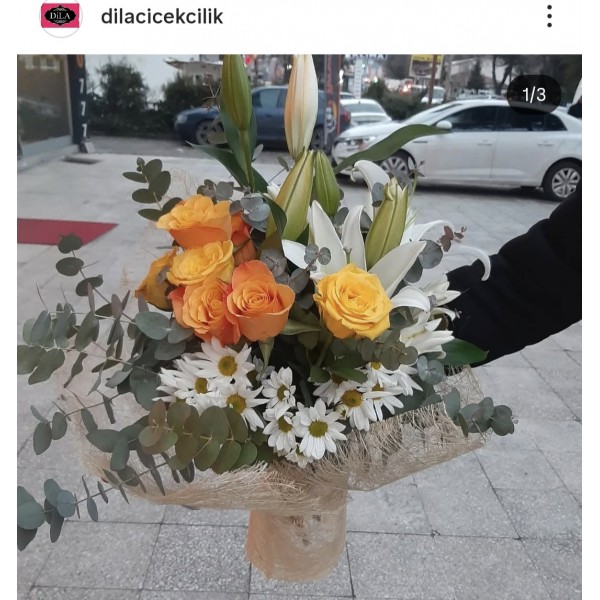 LİLYUM TURUNCU GÜL